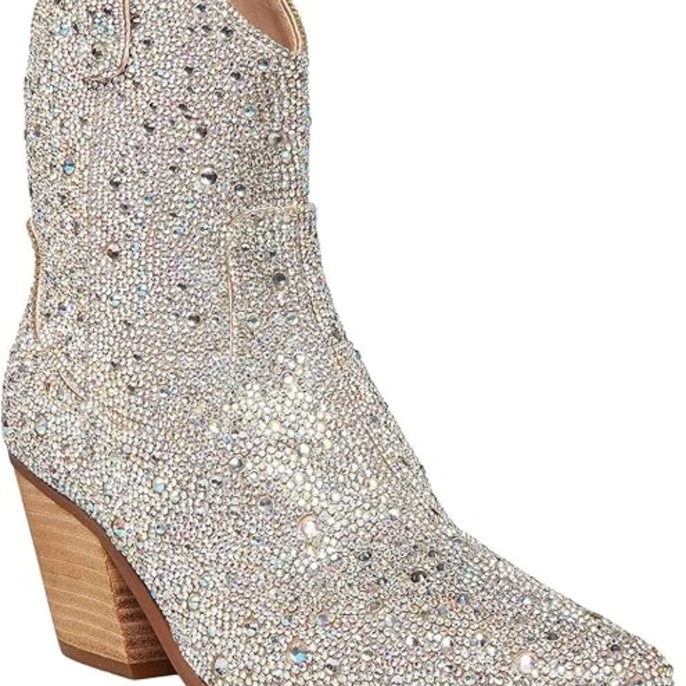 Betsey Johnson Women's Diva Western Boot- Size 11 (Runs Small)